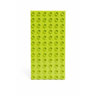 Lego Duplo 6x12 alaplap almazöld