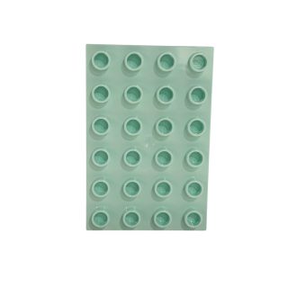 Lego Duplo 4x6 alaplap menta