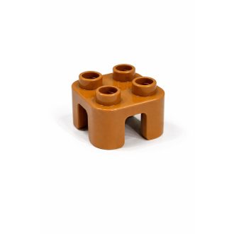 Lego Duplo világosbarna sámli, szék