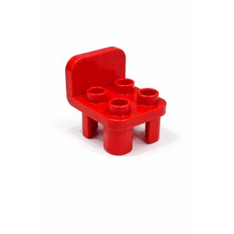 Lego Duplo piros támlás szék