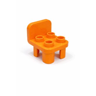 Lego Duplo narancssárga támlás szék