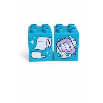 Lego Duplo szappan/ wc papír mintás elemek