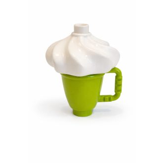 Lego Duplo zöld bögre habbal