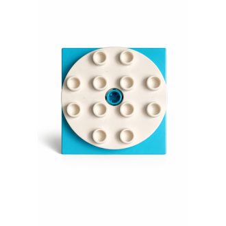 Lego Duplo forgó elem kék/fehér