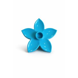 Lego Duplo világoskék virág