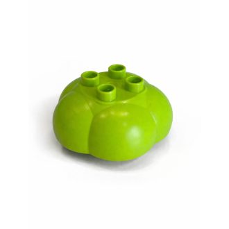 Lego Duplo lomb, bokor limezöld