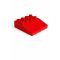 Lego Duplo piros széles tetőelem