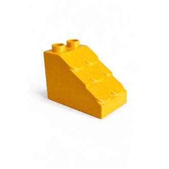 Lego Duplo sárga cserepes tetőelem