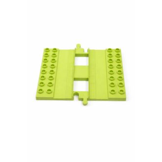 Lego Duplo almazöld sínpály elem