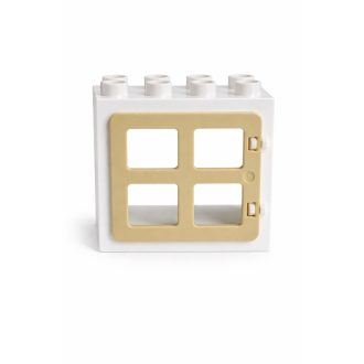 Lego Duplo fehér bézs ablak