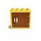 Lego Duplo vaníliasárga deszkás ablak