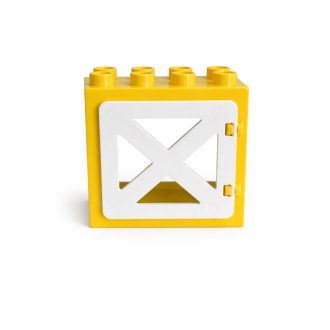 Lego Duplo sárga fehér X ablak