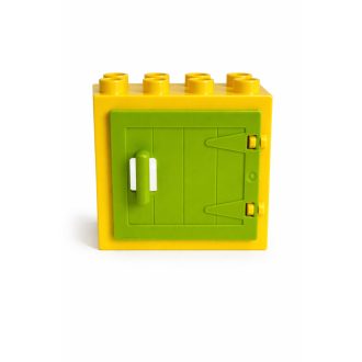 Lego Duplo sárga lime deszkás ablak