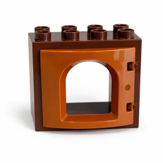 Lego Duplo sötétbarna barna odús ablak