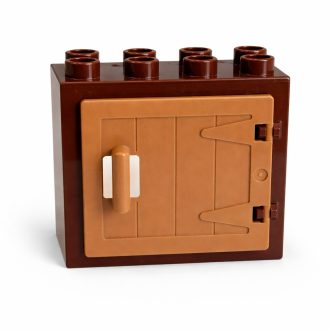 Lego Duplo sötétbarna barna deszkás ablak