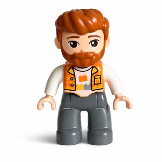 Lego Duplo szakállas férfi figura