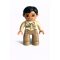 Lego Duplo ZOO figura fekete hajú férfi