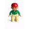 Lego Duplo ZOO figura piros sapkás férfi