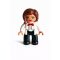 Lego Duplo barna hajú pincérnő