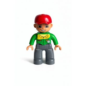 Lego Duplo piros sapkás férfi 