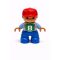 Lego Duplo piros sapkás kisfiú figura