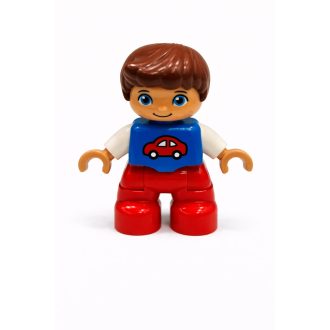 Lego Duplo autós pólós kisfiú figura