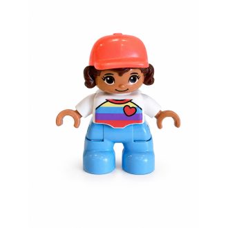 Lego Duplo sapkás kislány figura